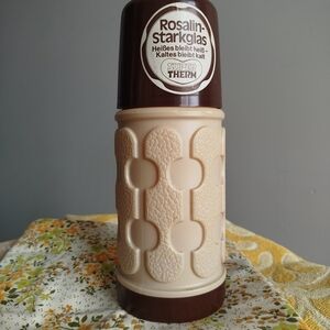 Supertherm Brown and Cream Thermos